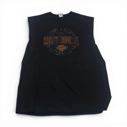 Playera Sin Mangas Harley Dvidson Cape Cod Xxl Negro