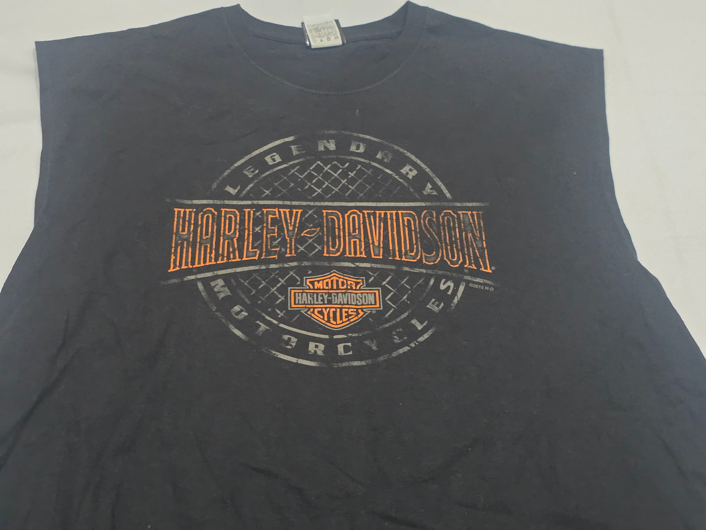 Playera Sin Mangas Harley Dvidson Cape Cod Xxl Negro