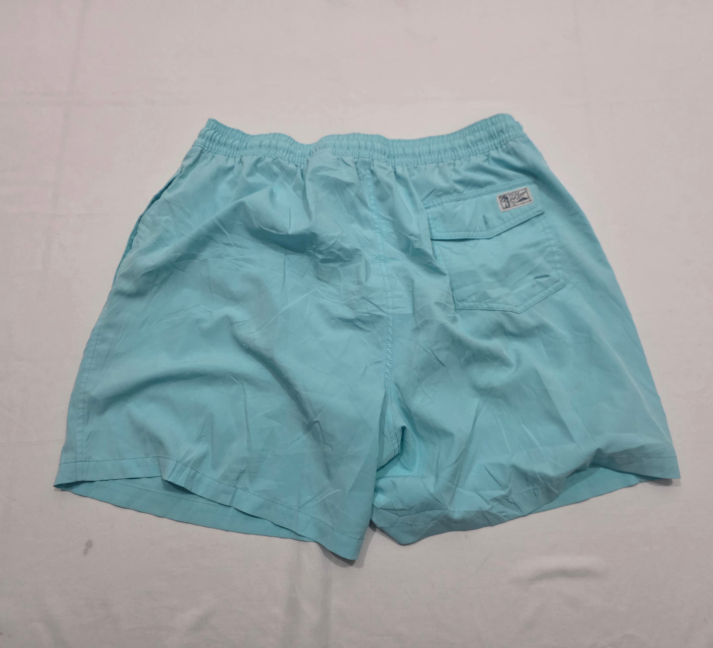 Bermuda Ralph Lauren Xxl Azul Claro Pony Azul Banador Cordon