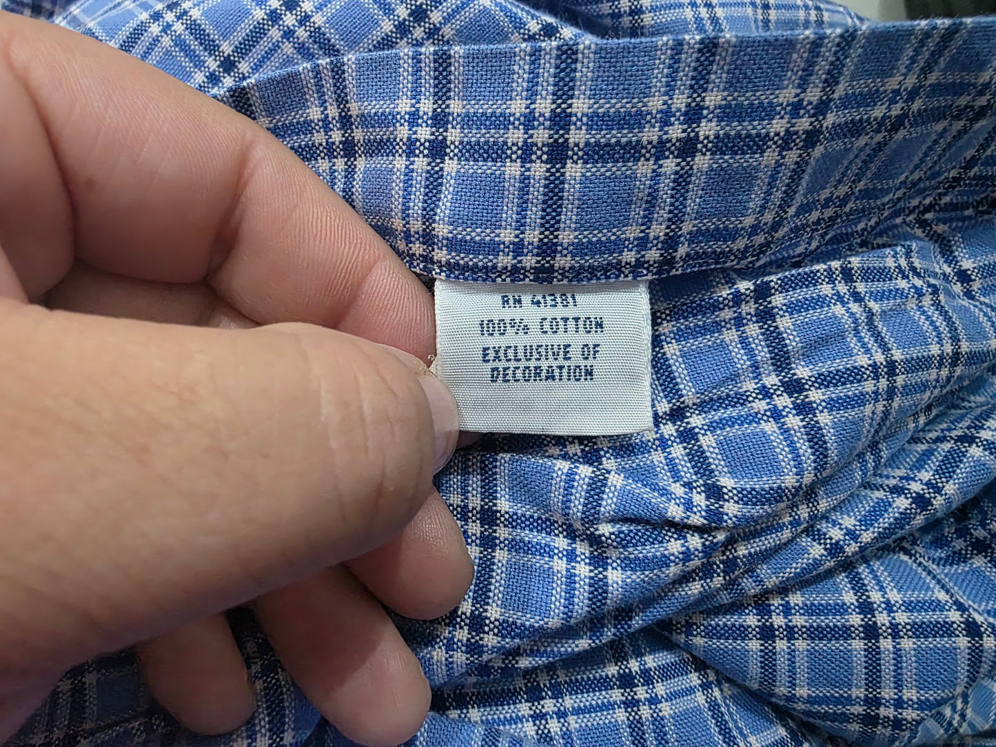 Camisa Ralph Lauren Xxlcuadro Azul Y Azul Claro Pony Colores