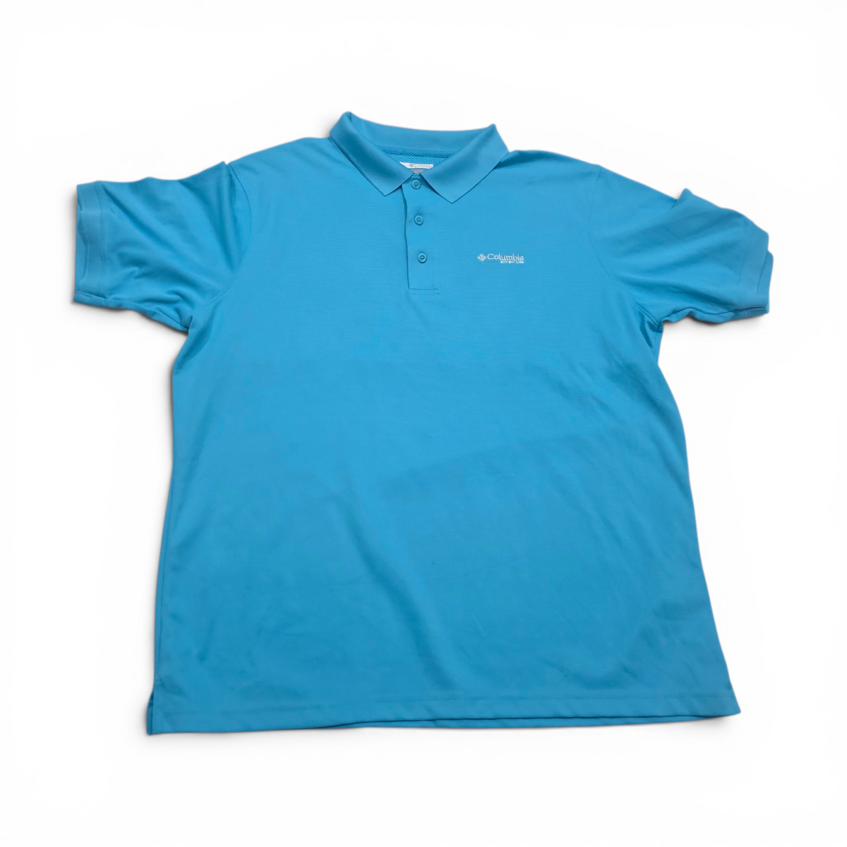 Playera Polo Columbia Xxl Azul Claro