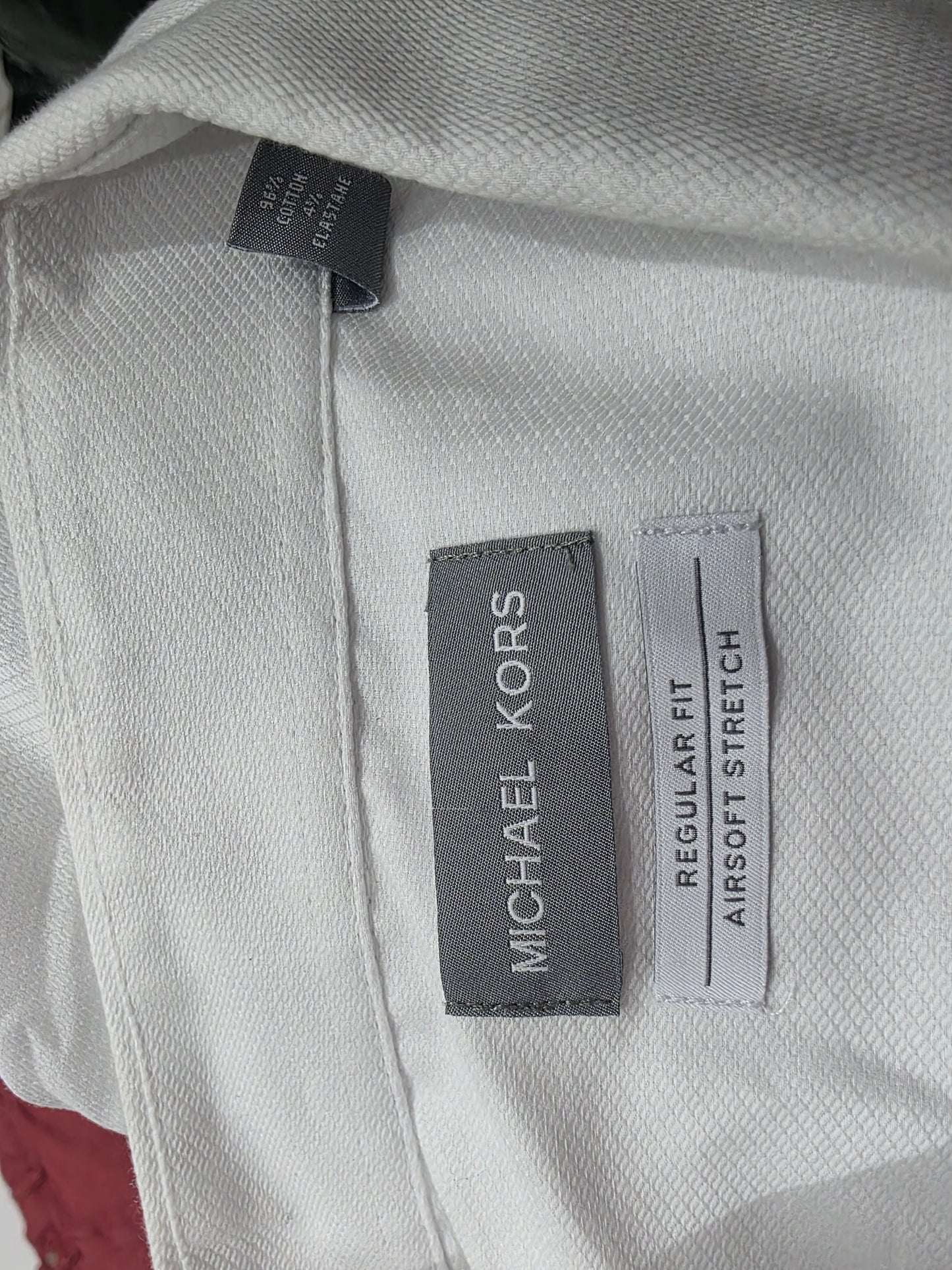 Camisa Regular Fit Michael Kors 2xl Blanca