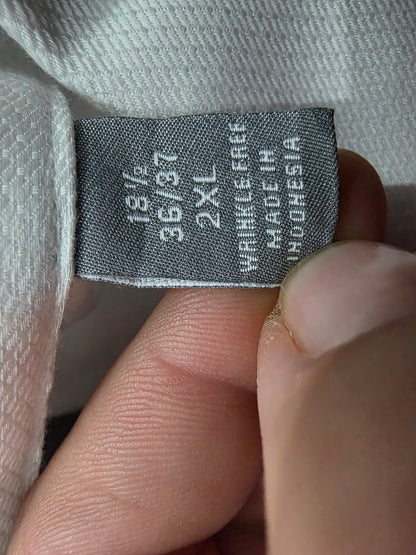 Camisa Regular Fit Michael Kors 2xl Blanca