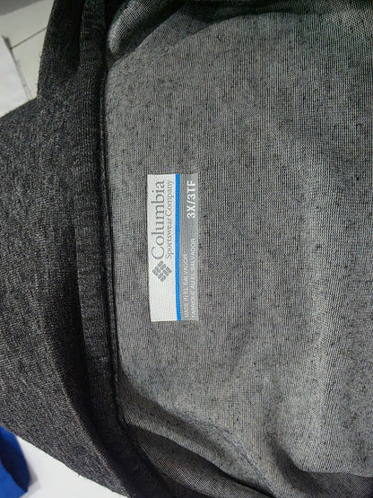 Playera Manga Larga Columbia 3x Gris Oscuro