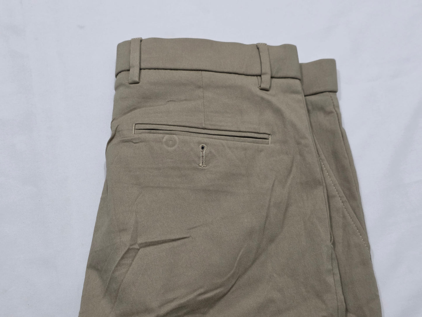 Pantalon Tommy Hilfiger 33x32 Slimfit Stretch Flex Cafe (Usado)