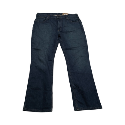 Pantalon Carhartt 38x30 Relaxed Fit Azul Forro Interno Gris (NUEVO)