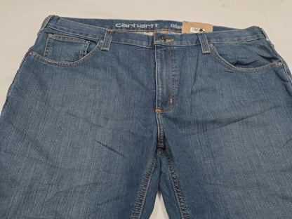 Pantalon Carhartt 38x30 Relaxed Fit Azul Forro Interno Gris (NUEVO)