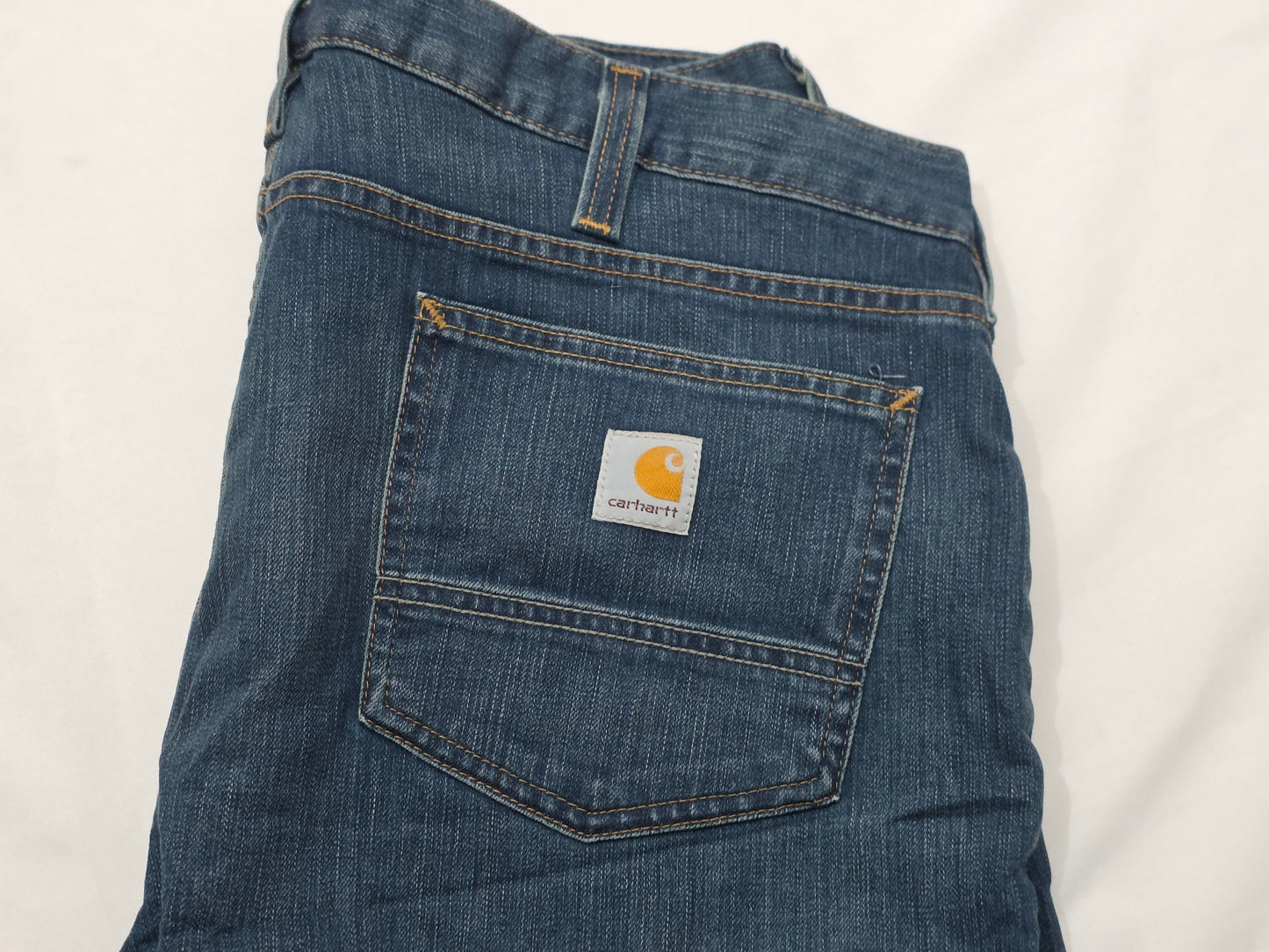 Pantalon Carhartt 38x30 Relaxed Fit Azul Forro Interno Gris (NUEVO)