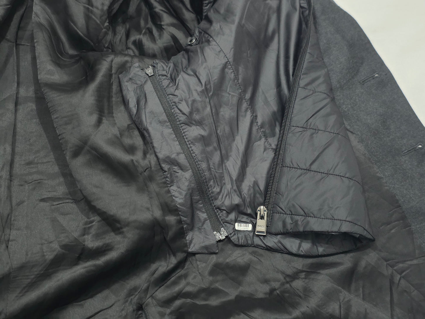 Saco Boss 36r Gris Oscuro Super 110 (Usado)