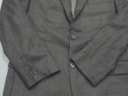 Saco Michael Kors 36s Café Cuadro (Usado)