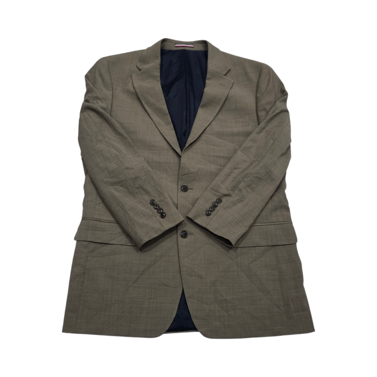 Saco Tommy Hilfiger 42l Café Lana Stretch (Usado)