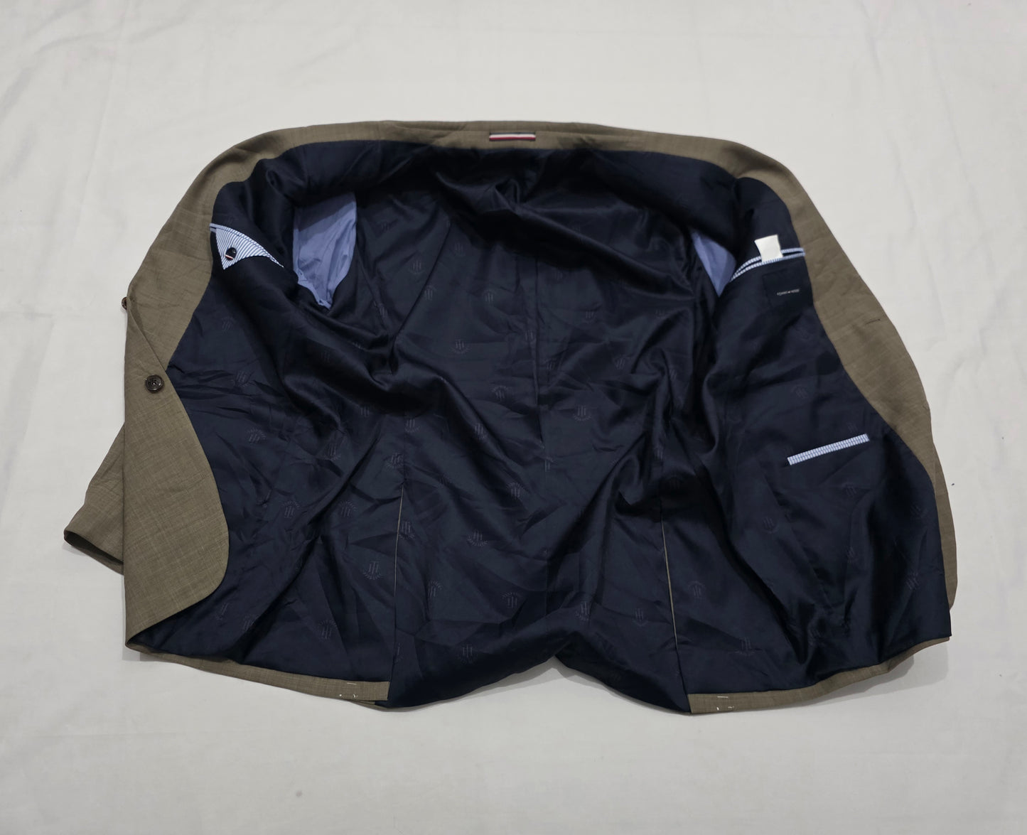 Saco Tommy Hilfiger 42l Café Lana Stretch (Usado)