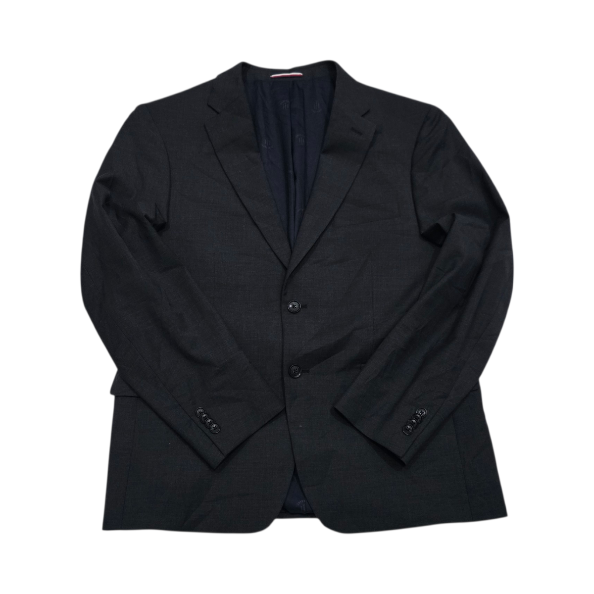 Saco Tommy Hilfiger 42s Gris Oscuro (Usado)