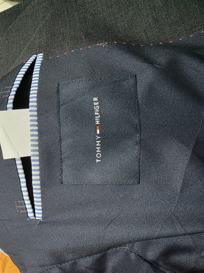 Saco Tommy Hilfiger 42s Gris Oscuro (Usado)