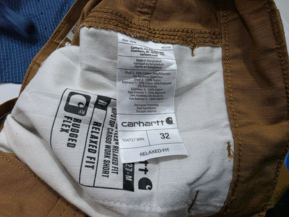 Bermuda Carhartt Talla 32 Relaxed Fit Cafe (Usado)