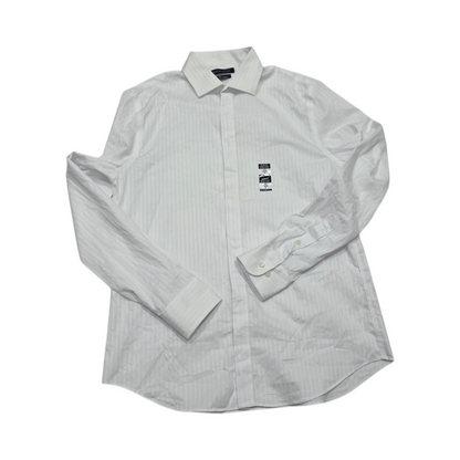 Camisa Tommy Hilfiger Mediana M 15 1/2 34-35 Blanca Slimfit (NUEVA)