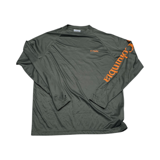 Playera Columbia Pfg Mediana M Verde Manga Larga (Usado)