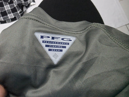 Playera Columbia Pfg Mediana M Verde Manga Larga (Usado)