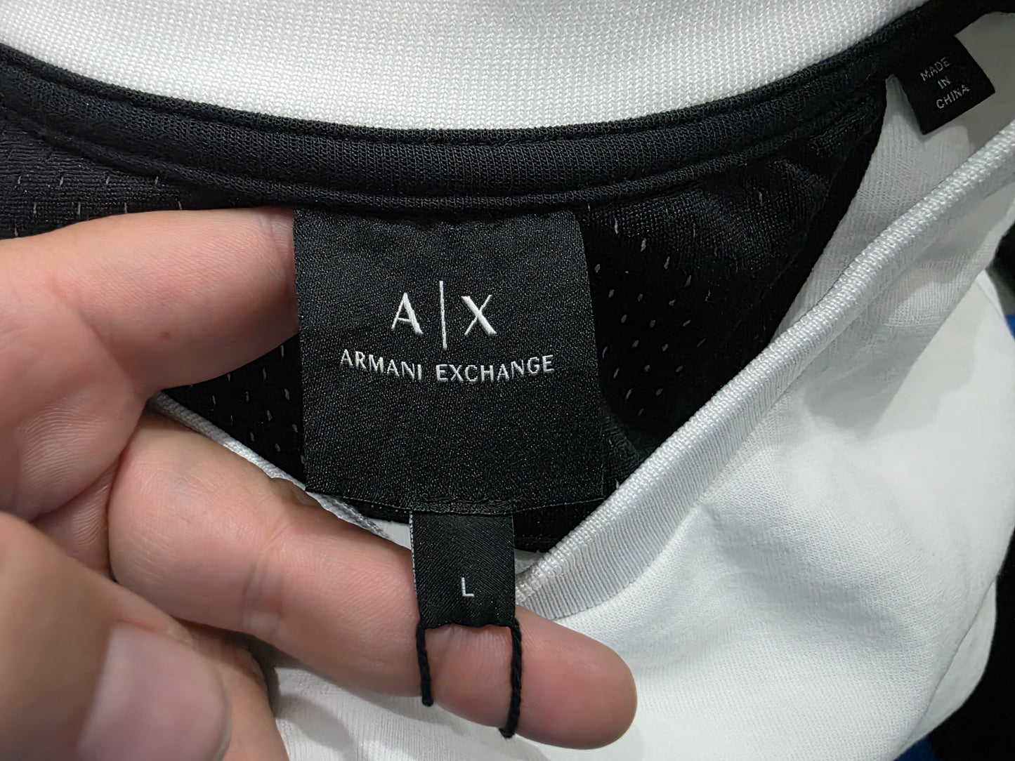 Sudadera Armani Exchange Grande L Blanco