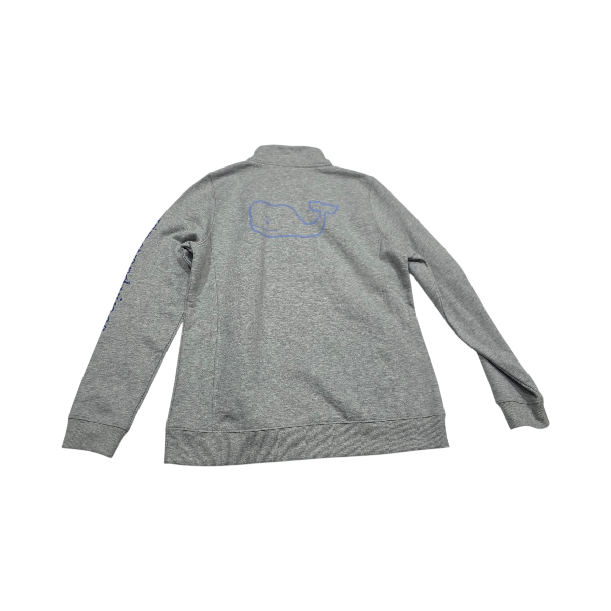 Sudadera Vineyard Vines Grande L Gris Claro Cierre Corto (Usado)