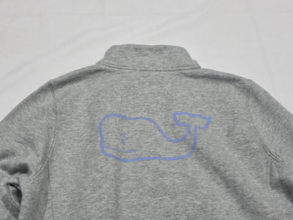 Sudadera Vineyard Vines Grande L Gris Claro Cierre Corto (Usado)