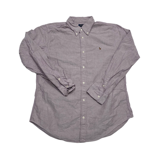 Camisa Ralph Lauren Grande L Classic Fit Vino Pony Colores (Usado)
