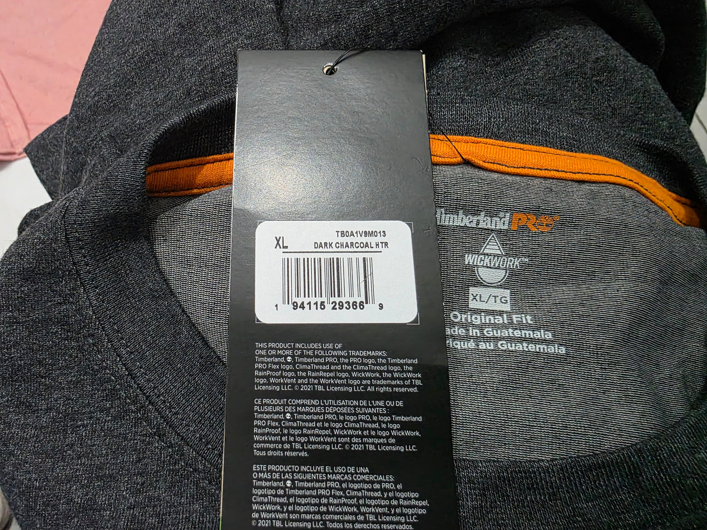 Playera Timberland PRO Xgrande XL Gris (NUEVO)