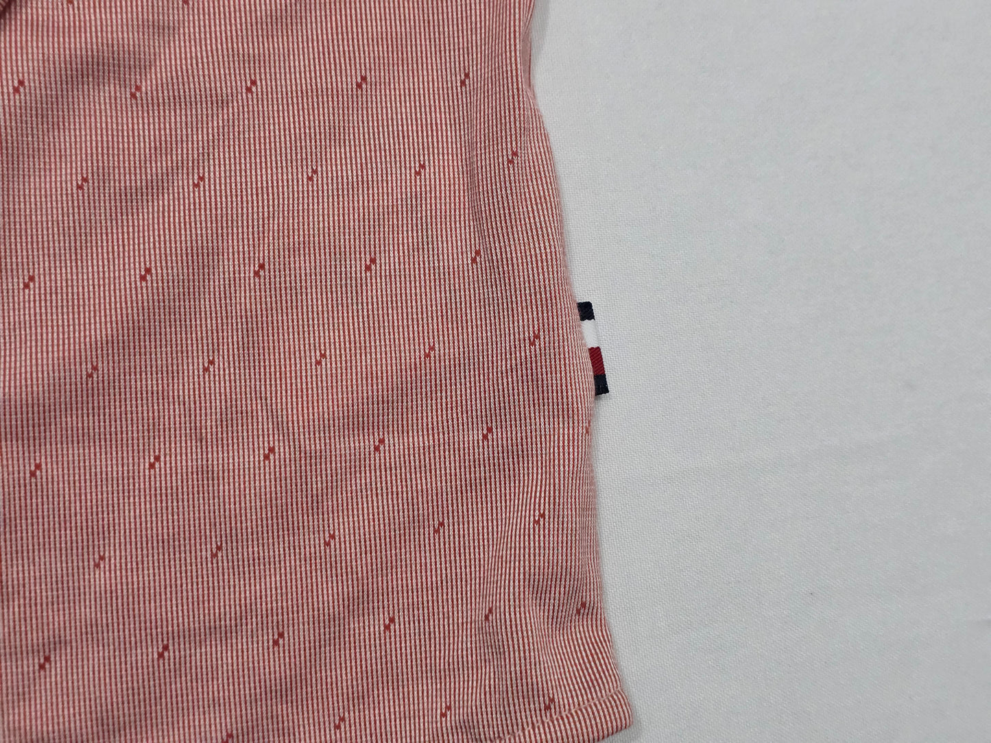 Camisa Tommy Hilfiger Xgrande Slimfit Rojo Y Blanco (Usado)