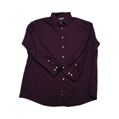Camisa Michael Kors Xgrande Regular Vino Tinto 17 1/5 32-33 (Usado)