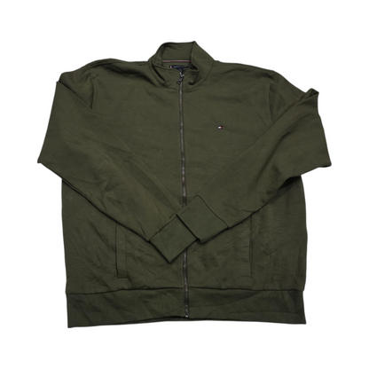 Sudadera Tommy Hilfiger 2xl Verde Cierre (Usado)