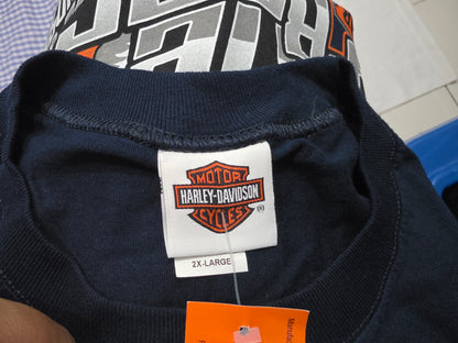 Playera Sin Mangas Harley Davidson 2xl Negro Myrtle Azul (NUEVO)