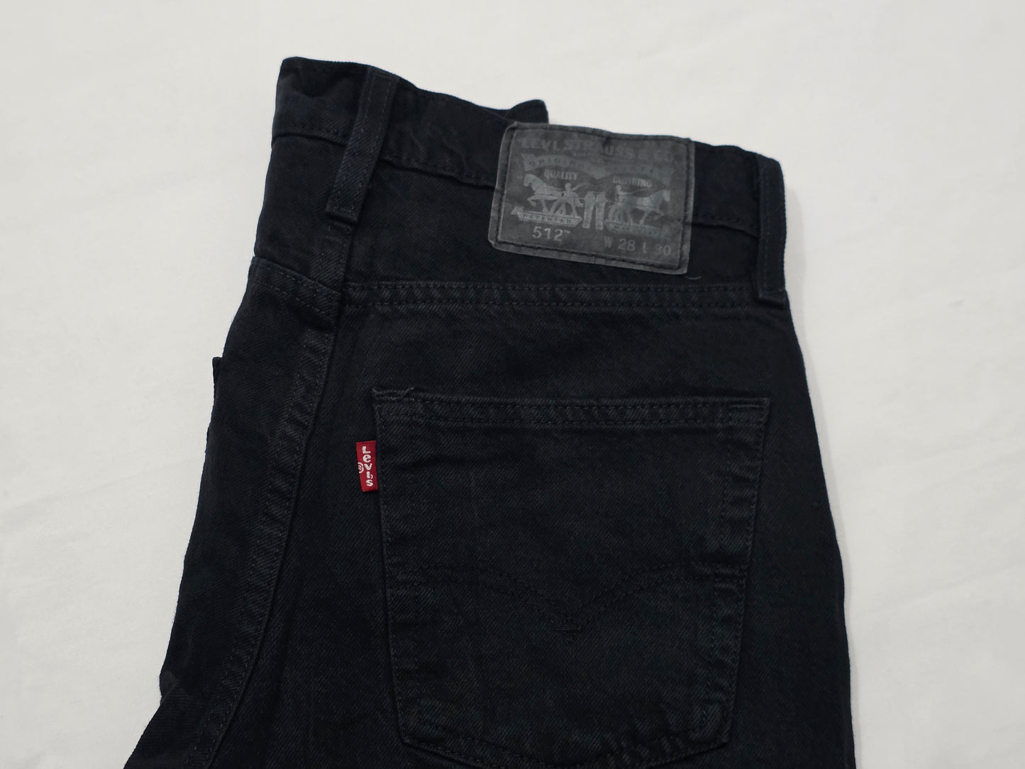 Pantalon Slimfit Levis 512 28x30 Negro (Usado)
