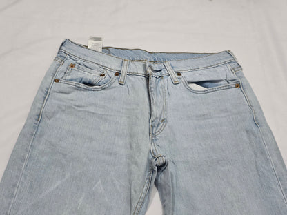 Pantalon Recto Levis 514 30x30 Azul Claro (Usado)