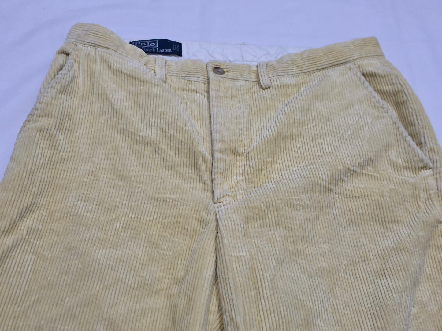 Pantalon Pana Ralph Lauren 32x30 Amarillo (Usado)