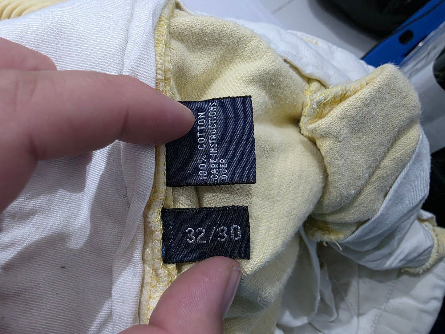 Pantalon Pana Ralph Lauren 32x30 Amarillo (Usado)