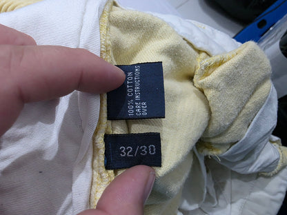 Pantalon Pana Ralph Lauren 32x30 Amarillo (Usado)
