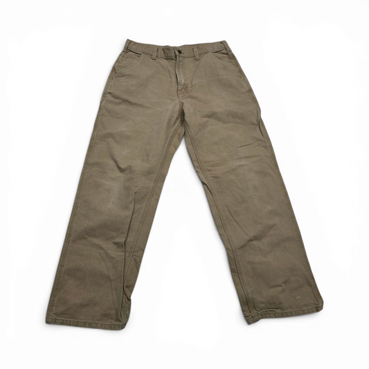 Pantalon Dungaree Fit Carhartt 32x30 Cafe Deslavado (Usado)