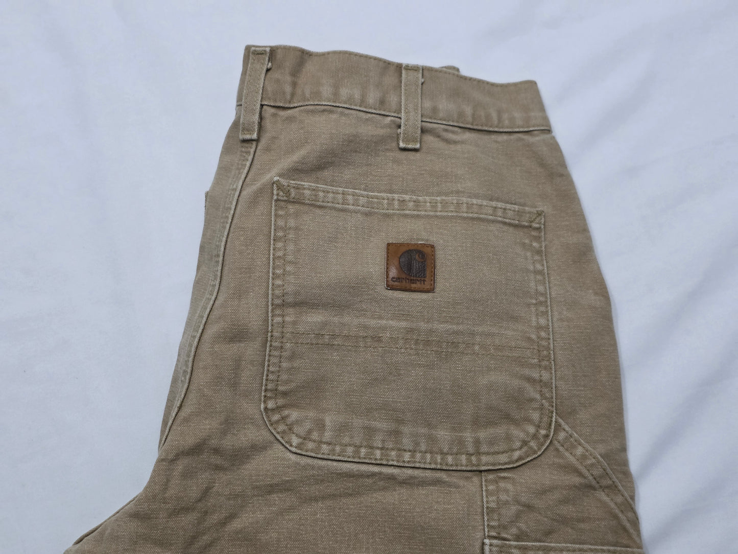 Pantalon Dungaree Fit Carhartt 32x30 Cafe Deslavado (Usado)