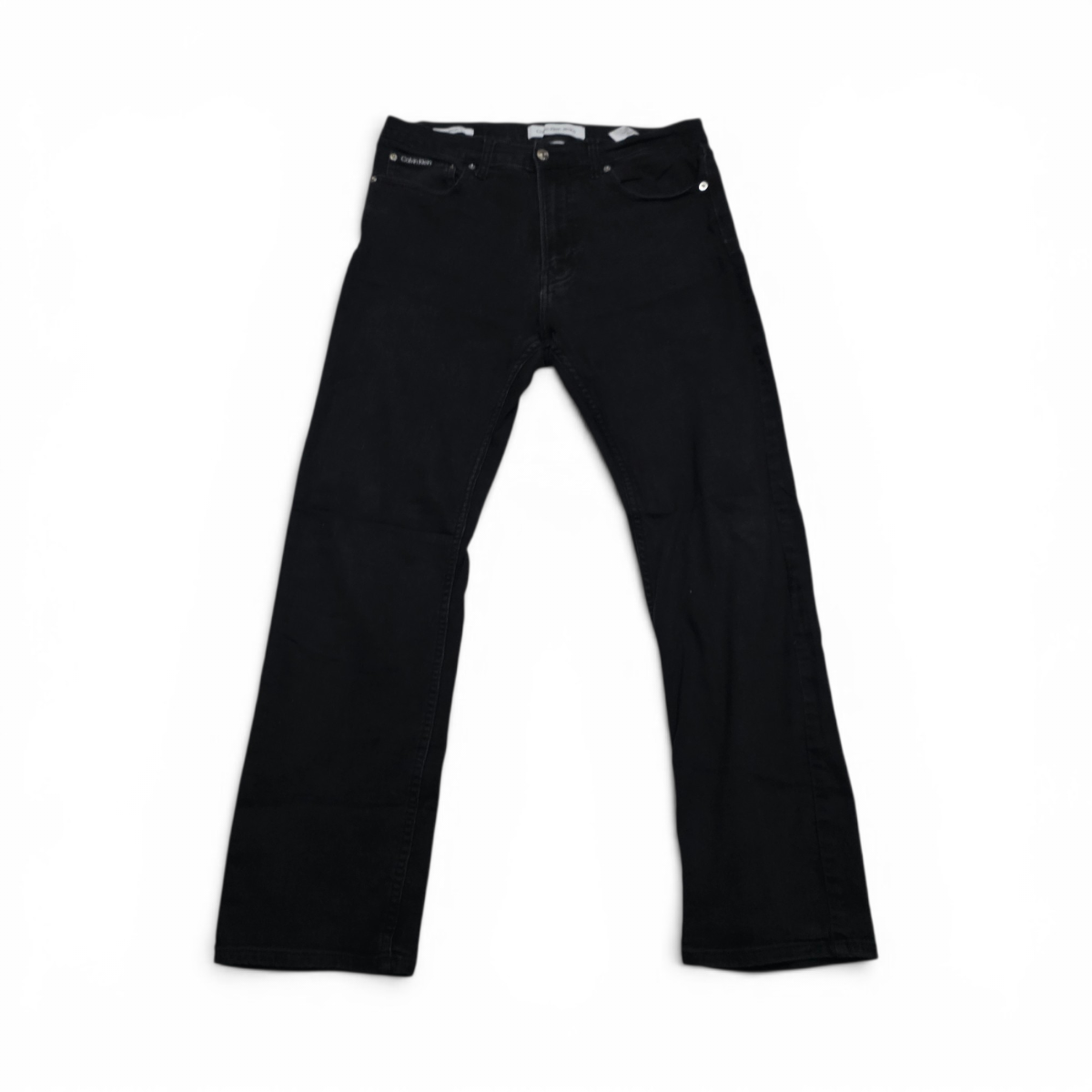 Pantalon Slim Recto Calvin Klein 32x29 Negro (Usado)