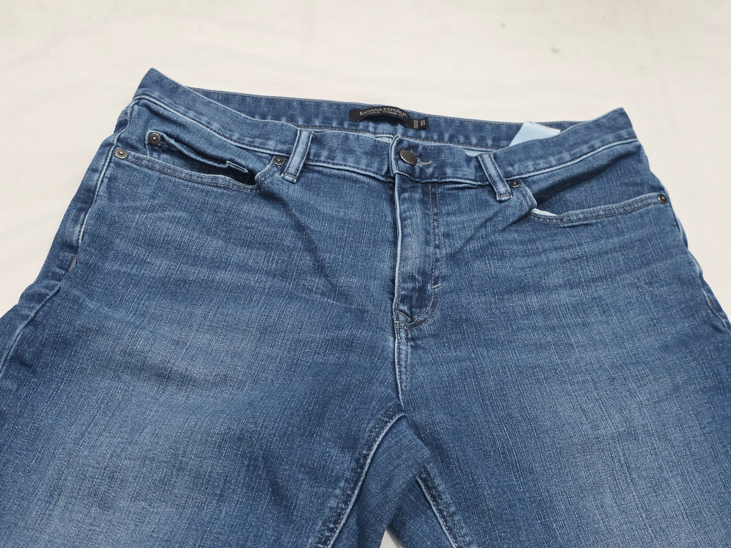 Pantalon Athletic Tapared Fit Banana Republic 33x32 Azul (Usado)