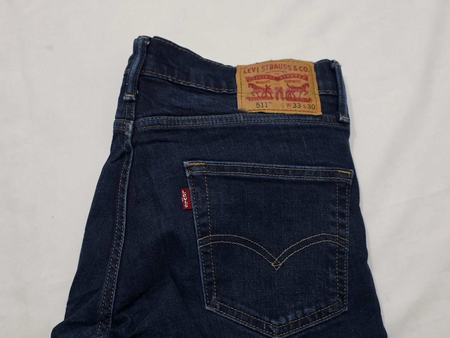 Pantalon Slimfit Levis 511 33x30 Azul (Usado)