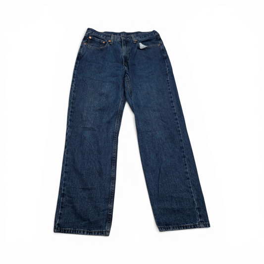 Pantalon Recto Levis 550 33x32 Azul Marino (Usado)