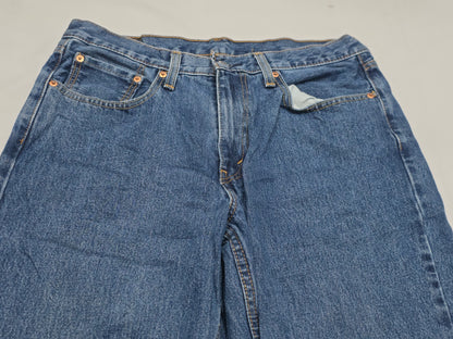 Pantalon Recto Levis 550 33x32 Azul Marino (Usado)