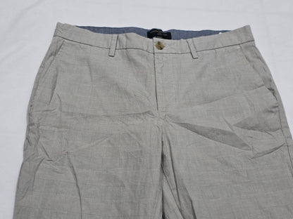 Pantalon Slimfit Banana Republic 33x32 Cuadro Cafe (Usado)