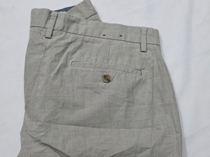 Pantalon Slimfit Banana Republic 33x32 Cuadro Cafe (Usado)