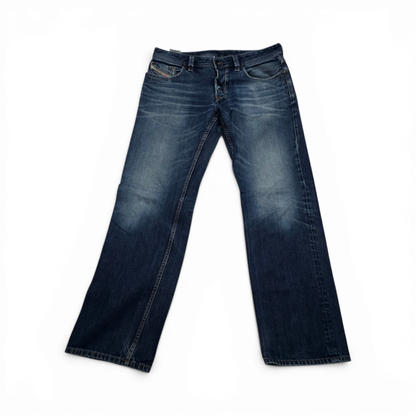 Pantalon Recto Diesel 34x32 Azul (Usado)