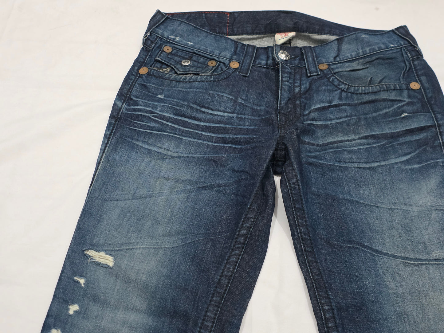 Pantalon Rainbow Ricky True Religion 34 Azul (Usado)