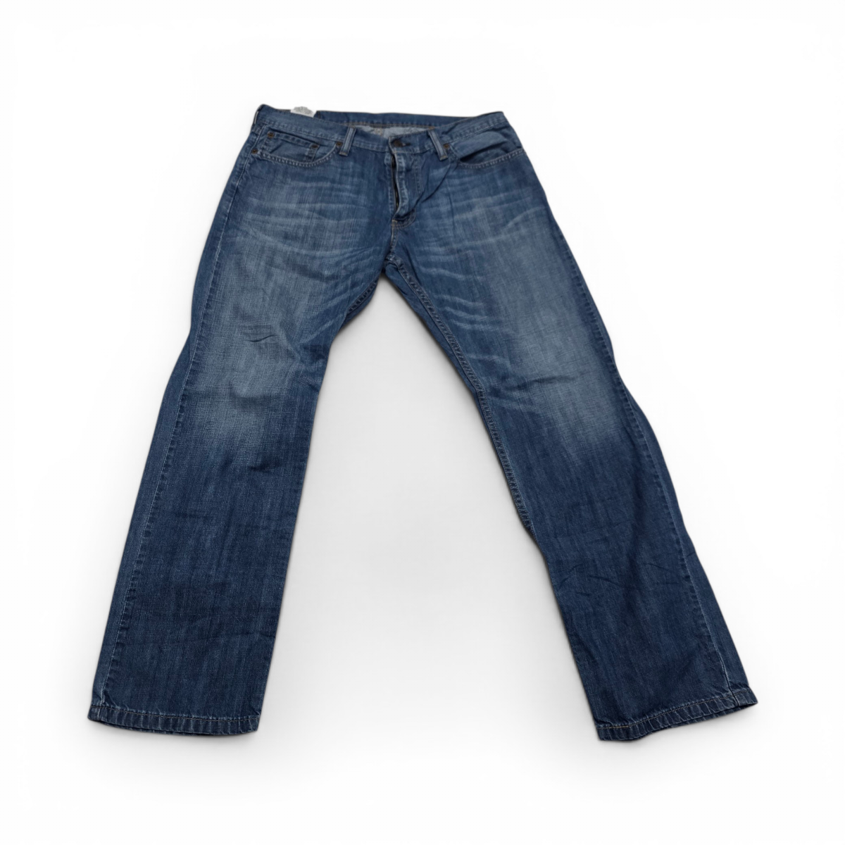 Pantalon Recto Levis 514 34x30 Azul (Usado)