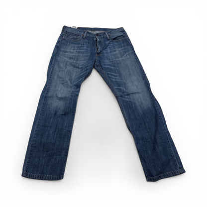 Pantalon Recto Levis 514 34x30 Azul (Usado)