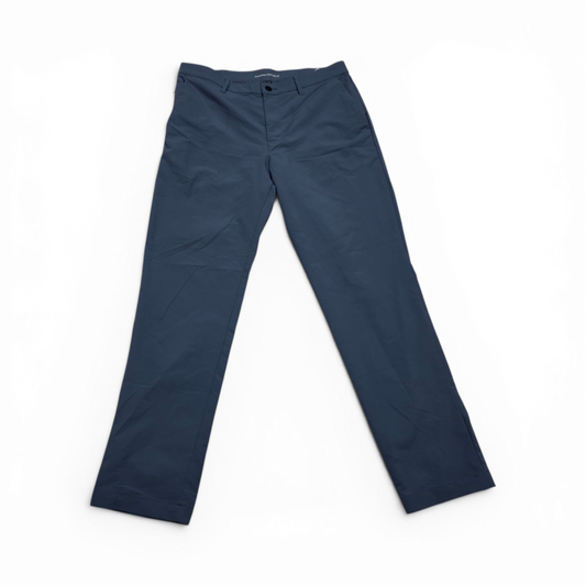 Pantalon Slim Fit Banana Republic 34x32 Azul Metalico (Usado)